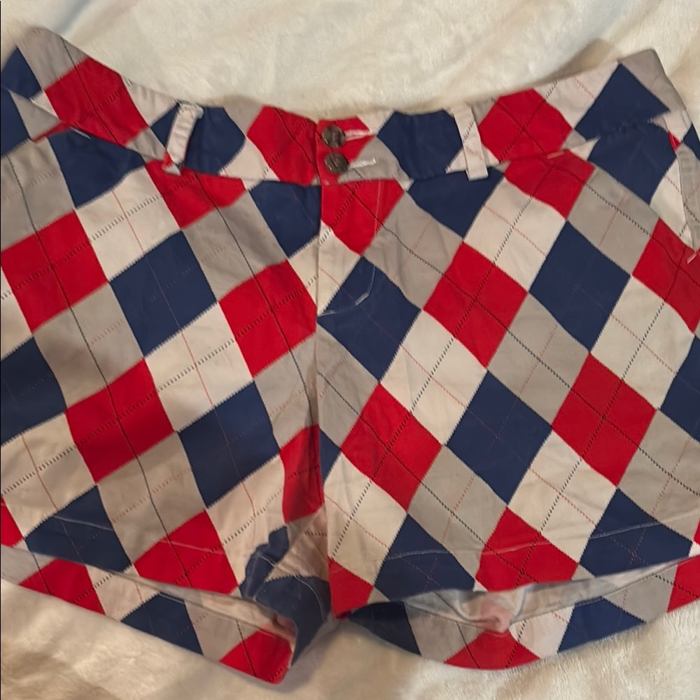 Stylish Argyle Women's Shorts